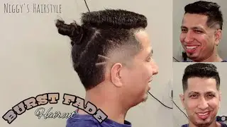Burst Fade Haircut!🔥