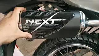 Coloquei Escapamento Next na bros 160 - Melhor escapamento para 160 ? Escape esportivo Bros 160