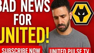 🔥 MAN UNITED HIT WITH BAD NEWS BEFORE WOLVES CLASH! AMORIM UNDER HUGE PRESSURE! #manchesterunited