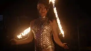 South African Fire Dancers in Democratic Replublic of Congo