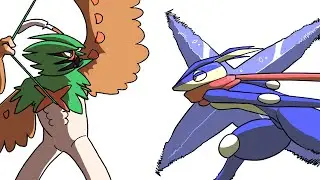 Greninja Vs. Decidueye || Pokemon Animation