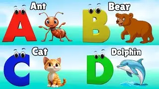 Animals Alphabet Song for Kids | Phonics for Kids | Learn ABC | Alphabet Letters | Baby