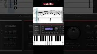 mere rashke qamar #piano #keyboardnotes #metakeys  #metaudio #pianonotes #pianocover #pianotutorial