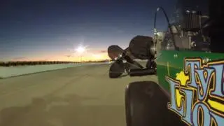 Jr. Dragster parachute run