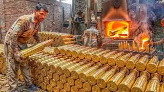 Millions Of Waste Bullets Recycled Into Make New Giant Cooking Pots | Factory Recycling Process