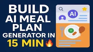 Build AI Meal Plan Generator in 15 Minutes 🔥 | HTML, CSS & JavaScript | AI App #10