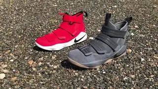 LEBRON SOLDIER 11 ALERT ON FOOT LEBRON SOLDIER 11 DOG DAYS ON FOOT AND DETAILED LOOK