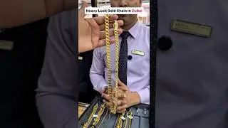 Heavy look gold chain in Dubai | Monaco Gold Chain in Dubai 🇦🇪