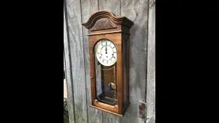 The Clock Hack Repairs 612-581 Howard Miller Triple Chime Regulator Wall Clock Broken Time Spring