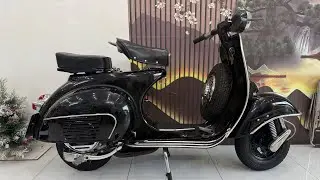 Cụ vespa cổ ( vespa 150 standard ) góc bo tròn say đắm lòng người. 1965 giấy tờ chính chủ sang tên .