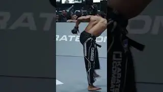 Unreal reflexes - dodges Low Kick ➡️ Head Kick, all in one flow 😳🔥