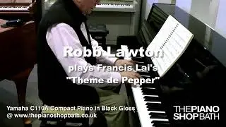 Yamaha C110A Compact Piano in Black Gloss @ The Piano Shop, Bath