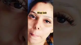 Wispy lash by lash beauty india #lashbeautyindia #wispylashes