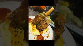 Braised Lamb shanks with mash potato, corn #cookingvideo #food #homeade #cheflife #foodphotography