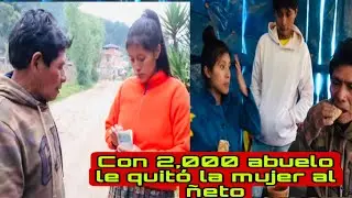 Abuelo le quitó la mujer al ñeto  con dos mil y mira su reacción 