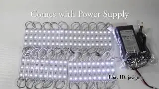 40x LED module with Remote capable of different flash mode.