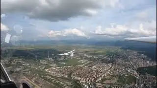 Glider Formation Over Brașov Romania | Cockpit View of Three Sailplanes