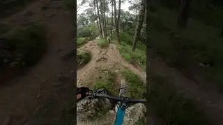 Surviving a Gnarly MTB Trail in Nepal | Mountain biking Nepal 🇳🇵 #nepal #rakeshlama #viral #shorts