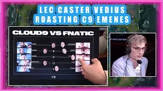 LEC Caster Vedius ROASTING C9 EMENES on Worlds Broadcast 👀