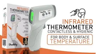 Vandelay Infrared Thermometer - 3 years Sensor Warranty - MADE in INDIA - Non Contact IR Thermometer