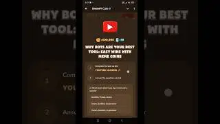MemeFi Daily YouTube Video Answer Today 26 August | WHY BOTS ARE YOUR BESTTOOL: EASY WINS WITHMEME
