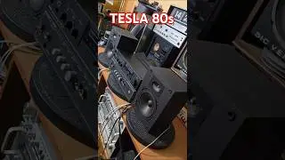 80s Vintage TESLA SPEAKERS  & AMPLIFIER SOUND TEST - Tesla BASS SPEAKER ARN 5604 - Amp Tesla AZS 223