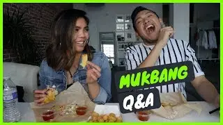 MY FIRST MUKBANG + Q&A w/ Ab1xgail - ohitsROME