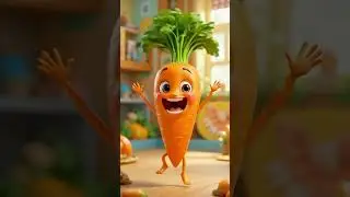 Healthy Fruits & Veggies Song 🍌🍊🥕🥦 | Fun Vitamins Song for Kids | Learn & Sing