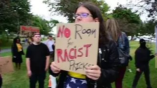 Halifax protesters chant and shout at National Citizens Alliance event
