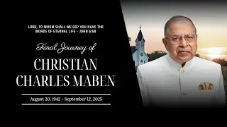 Final Journey of Mr. Christian Charles Maben (83 Years) | 14.09.2025 | 02:00PM | Jeppu Mangalore