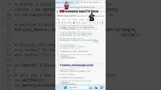 Bitwise operation on image in python openCV. #shorts #trending #viral #python #opencv