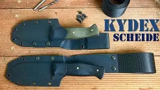 Kydexscheide mit Sicherheitsgurt | Prototyp | Messerbau | Knifemaking