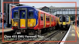 Class 455 South Western Railway Farewell Tour | 21/12/2025