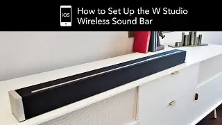 Как настроить звуковую панель Definitive Technology W Studio Wireless Sound Bar &mdash; устройство iOS