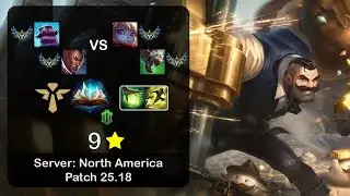Braum Support + Lucian vs Poppy + Twitch - NA Challenger - Patch 25.18