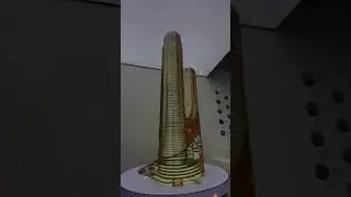 The perfect combination of art and architecture.Shenzhen landmark architectural model #architecture