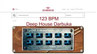 123 bpm deep house darbuka