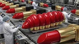Inside a Modern Lipstick Factory: The Complete Step-by-Step Manufacturing (Full Process)