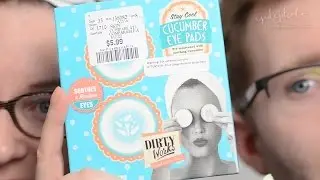 Dirty Works Cucumber Eye Pads Skincare Review & Demo #FaceMaskFriday 41 | CORRIE V