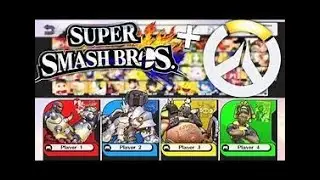 super smash bros in overwatch!!!