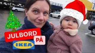 Testar Budget Julbord på Ikea med min kompis Nina!