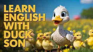 Fun English Duck Song for Toddlers | Cute Nursery Rhyme for Kids with Quack Quack Sound