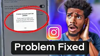 Creator account can't be private Instagram problem, Instagram account private nahin ho raha