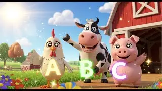 ABC Farm Adventure with Animals 🐔🐮 | Learn Alphabet A to Z for Kids