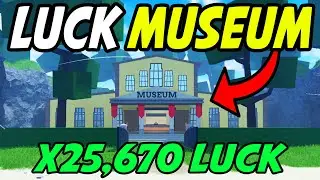 Я получил x25,670 УДАЧИ от МУЗЕЯ в &laquo;Геологоразведке&raquo;! (Roblox)