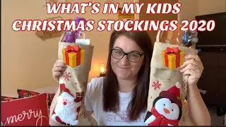 WHAT&rsquo;S IN MY KIDS CHRISTMAS STOCKINGS 2020 | STOCKING STUFFER IDEAS | BUDGET FRIENDLY |Stacy Rebecca