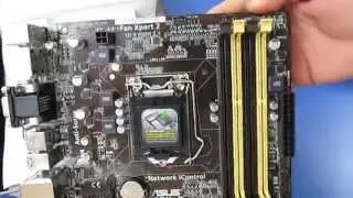 Материнская плата ASUS B85M-E | unboxing