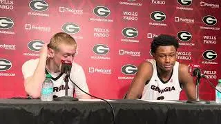 Georgia&rsquo;s Blue Cain, Kanon Catchings break down the Bulldogs&rsquo; big win over Maryland Eastern Shore