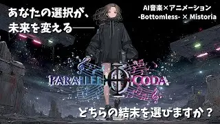 AIアニメーション【Parallel Coda:Crossroad】星間戦争に引き裂かれたふたりの再会｜-Bottomless- × Mistoria【分岐型コラボMV】