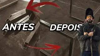 Serralheiro iniciante: COMO MONTAR UMA MESA EM 20min!!!!!